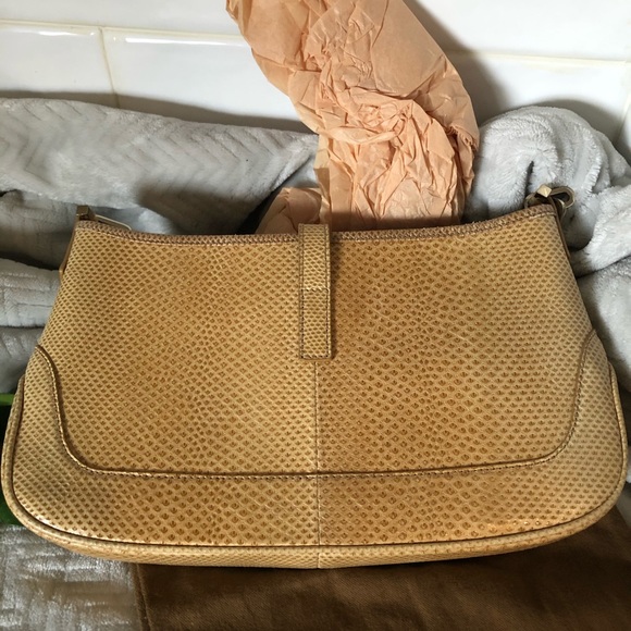 🔥GUCCI🔥RARE VINTAGE Jackie lizard VERY HARD TO FIND. - Picture 11 of 16